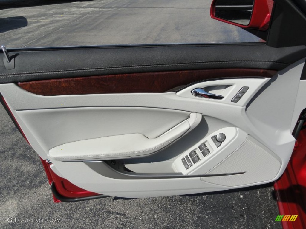 2012 Cadillac CTS 4 3.0 AWD Sedan Light Titanium/Ebony Door Panel Photo #53139885