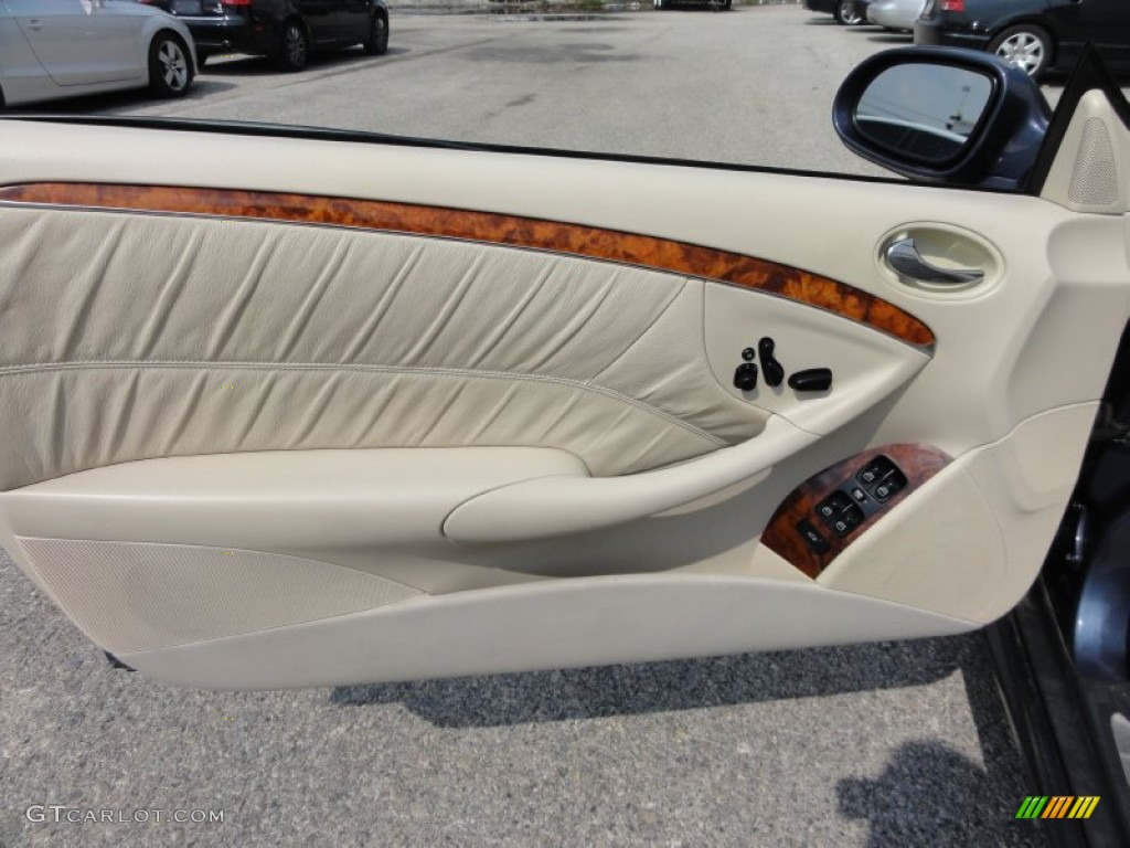 2005 Mercedes-Benz CLK 500 Cabriolet Stone Door Panel Photo #53139966