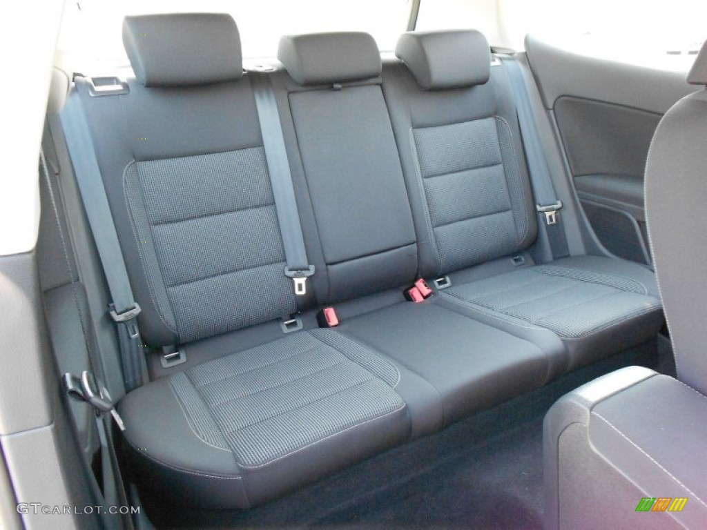 Titan Black Interior 2010 Volkswagen Golf 2 Door TDI Photo #53139984