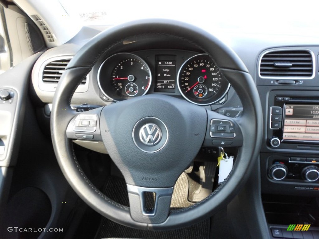 2010 Volkswagen Golf 2 Door TDI Steering Wheel Photos