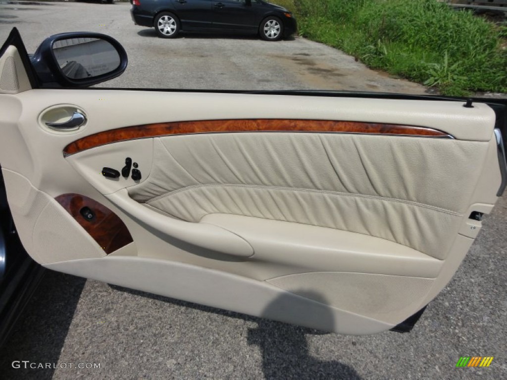 2005 Mercedes-Benz CLK 500 Cabriolet Stone Door Panel Photo #53140098