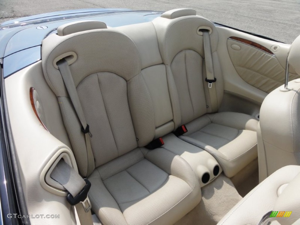 Stone Interior 2005 Mercedes-Benz CLK 500 Cabriolet Photo #53140113