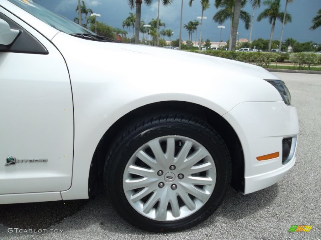 2010 Fusion Hybrid - White Platinum Tri-coat Metallic / Medium Light Stone photo #3