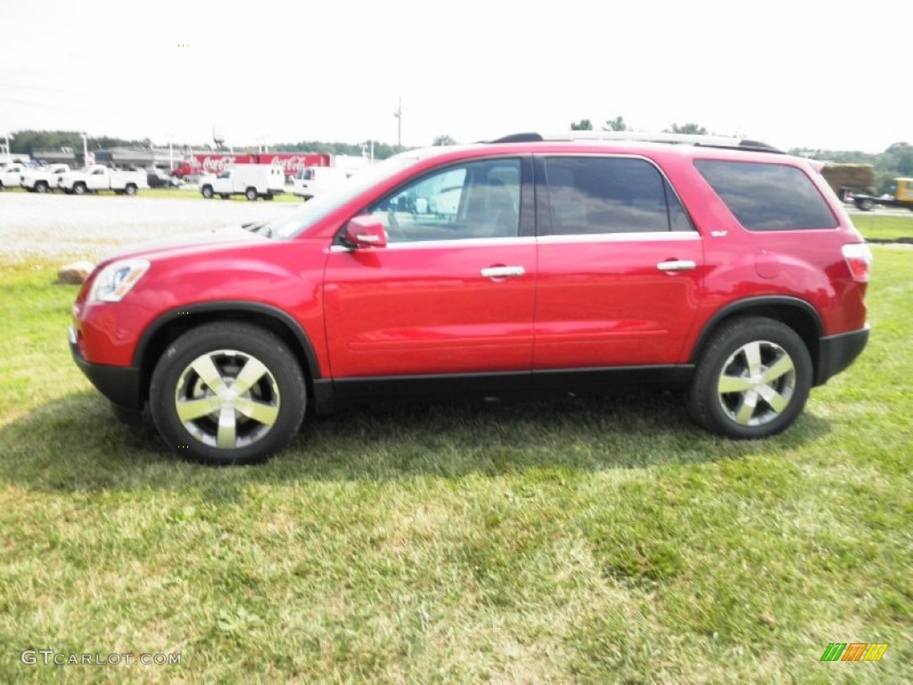 Crystal Red Tintcoat 2012 GMC Acadia SLT AWD Exterior Photo #53140623