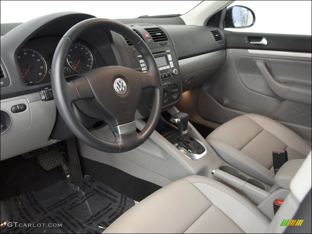 Art Grey Interior 2009 Volkswagen Jetta Wolfsburg Edition Sedan Photo #53141251