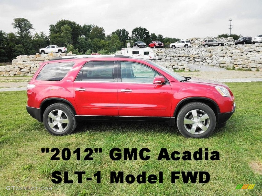 Crystal Red Tintcoat GMC Acadia