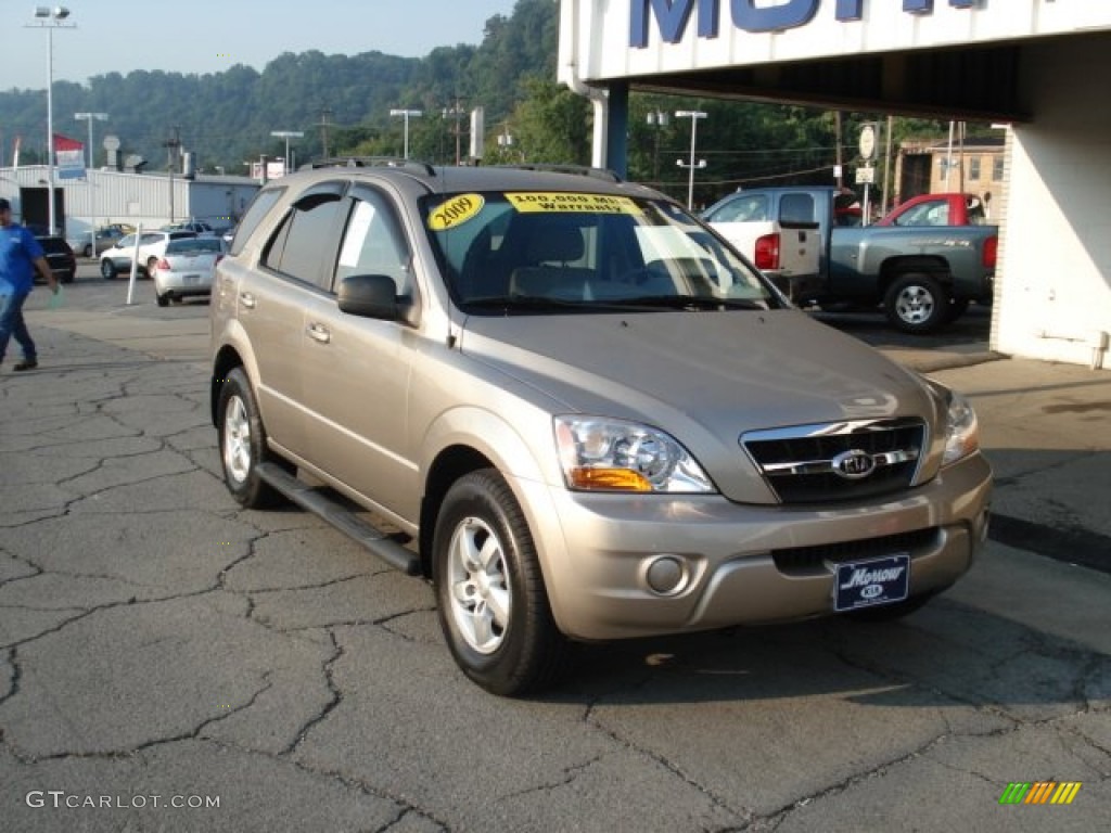 2009 Sorento LX 4x4 - Sand Beige / Beige photo #2