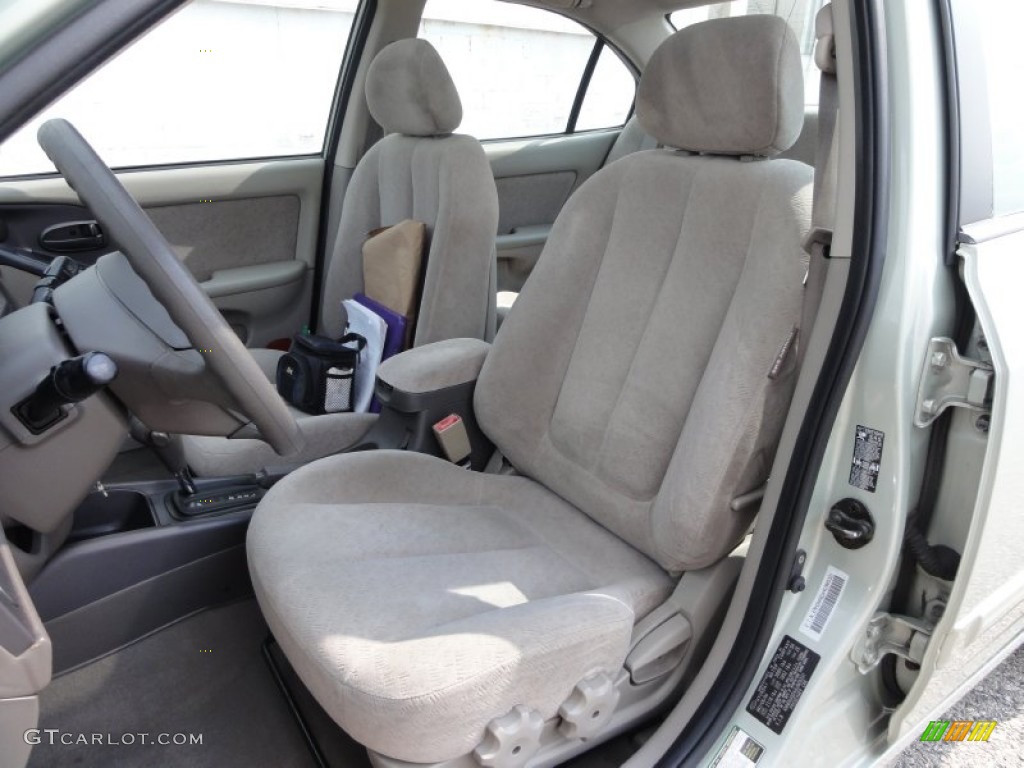 2004 Elantra GLS Sedan - Sea Shell Green / Beige photo #17