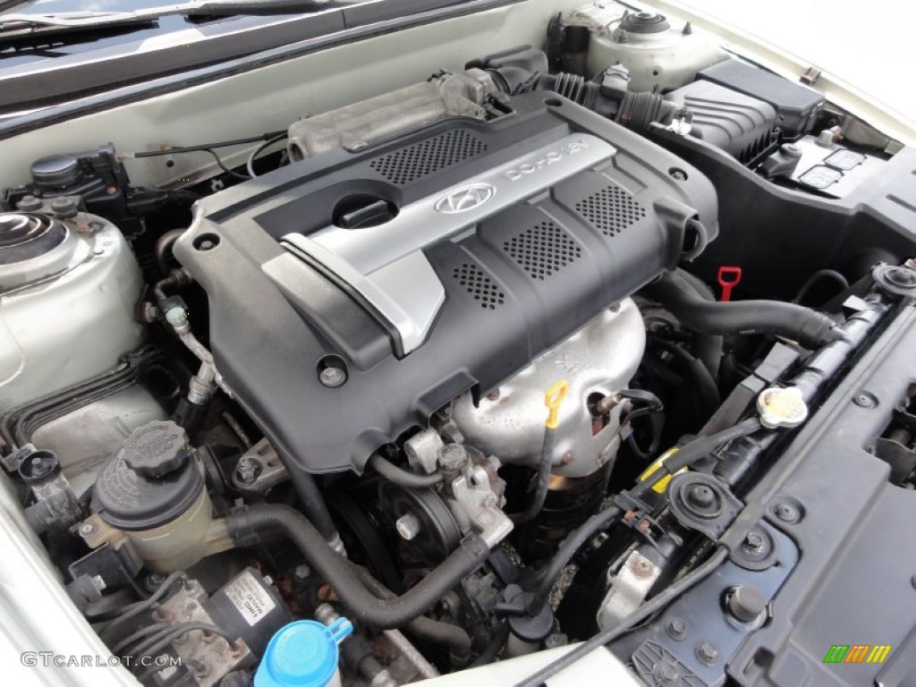 2004 Elantra GLS Sedan - Sea Shell Green / Beige photo #36