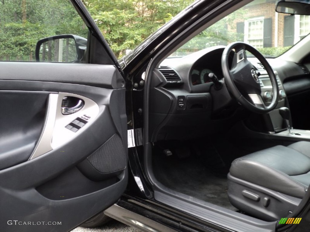 2007 Camry SE V6 - Black / Dark Charcoal photo #7