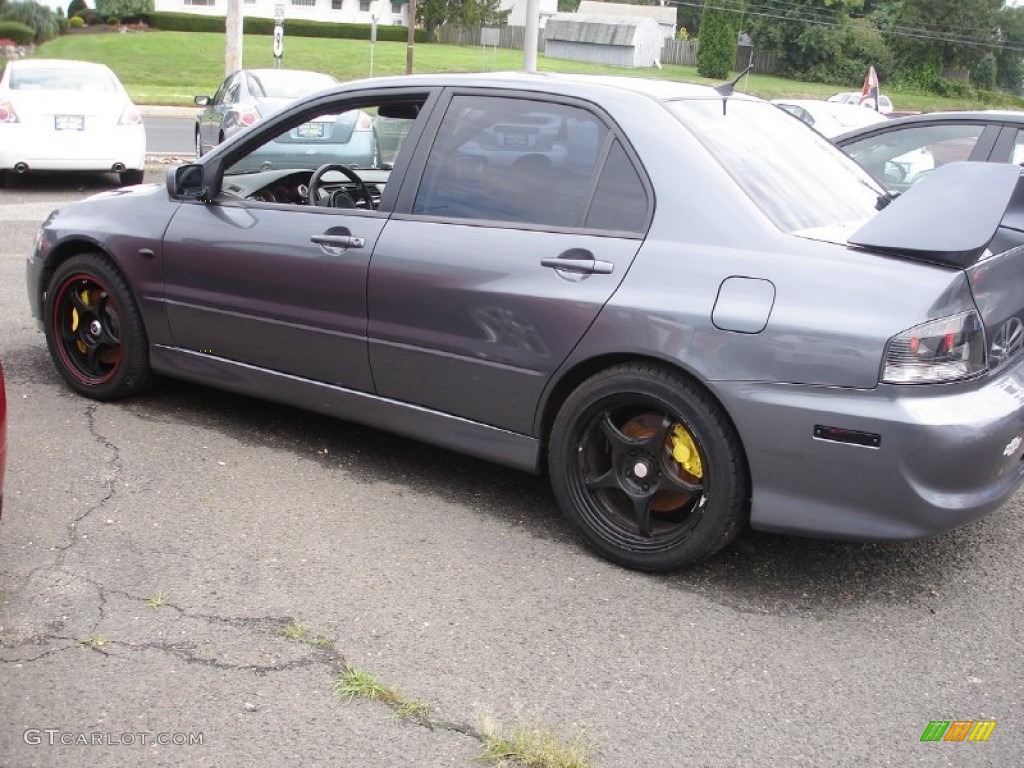 2006 Lancer Evolution IX - Graphite Gray / Black Alcantara photo #7