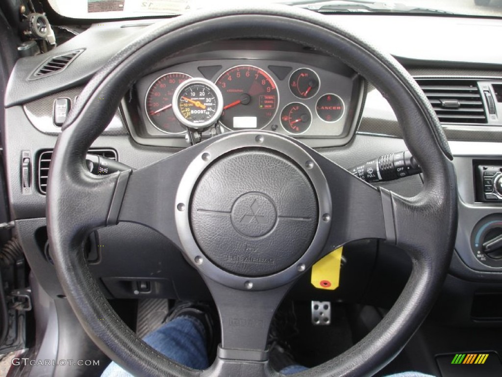 2006 Lancer Evolution IX - Graphite Gray / Black Alcantara photo #13