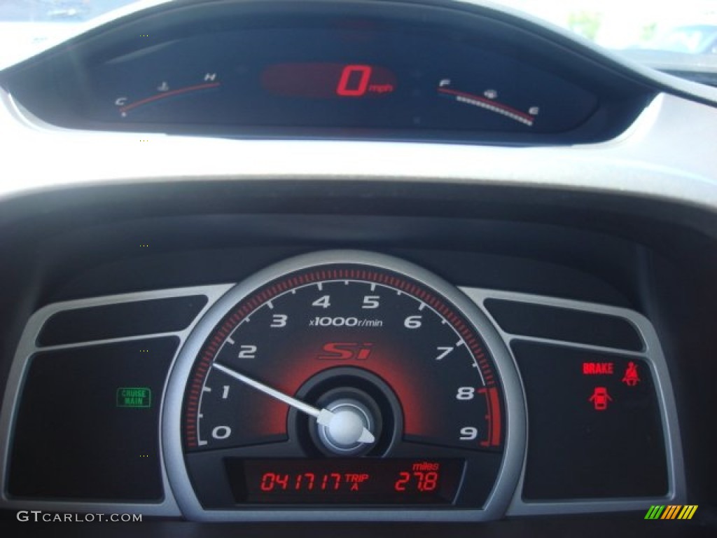 2008 Honda Civic Si Sedan Gauges Photo #53143554