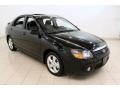 Ebony Black 2009 Kia Spectra SX Sedan