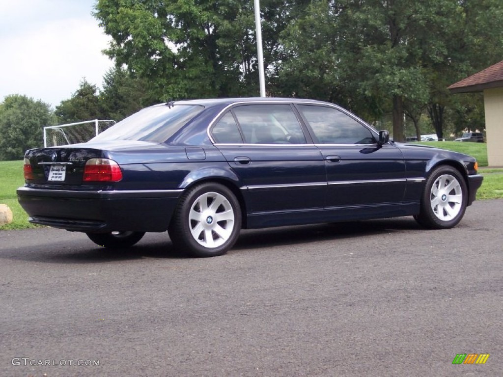 2001 7 Series 740iL Sedan - Orient Blue Metallic / Sand Beige photo #5