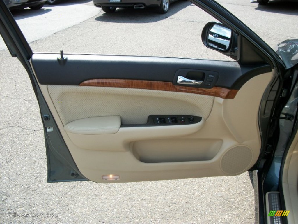 2008 Acura TSX Sedan Parchment Door Panel Photo #53144811
