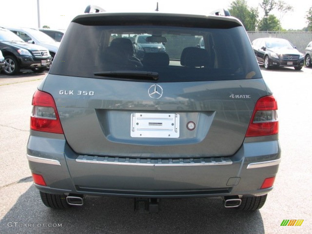 2012 GLK 350 4Matic - Sapphire Grey Metallic / Almond/Black photo #4