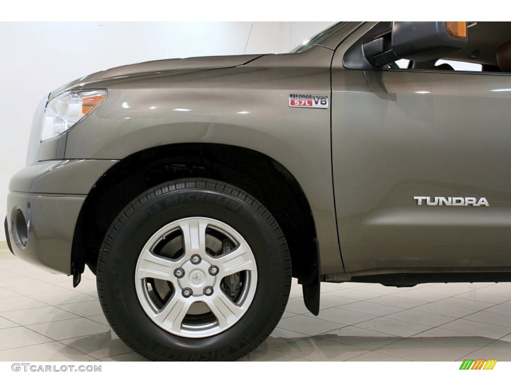 2008 Tundra Limited Double Cab 4x4 - Pyrite Mica / Red Rock photo #24