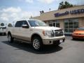 2009 White Sand Tri Coat Metallic Ford F150 King Ranch SuperCrew 4x4  photo #2