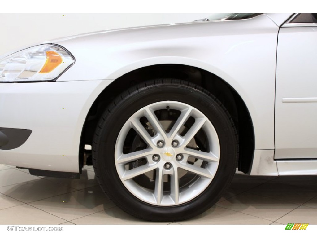 2011 Impala LTZ - Silver Ice Metallic / Ebony photo #18