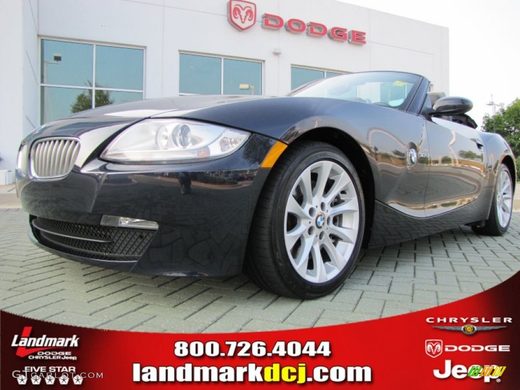 2006 Z4 3.0si Roadster - Monaco Blue Metallic / Black photo #1