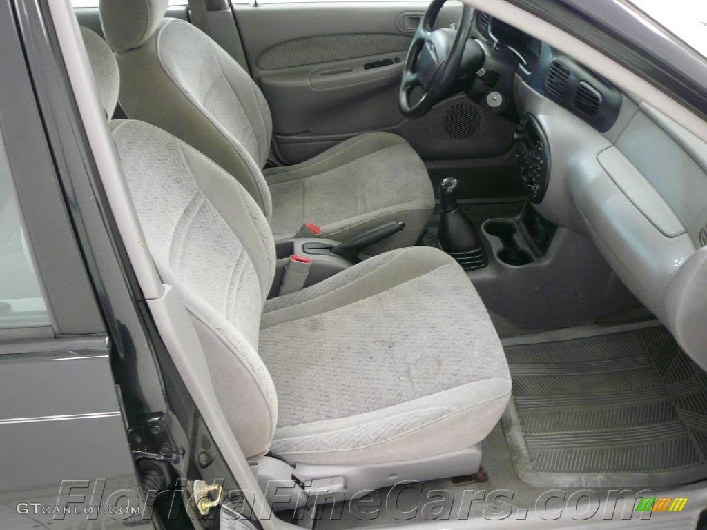 1997 Escort LX Sedan - Black Satin Metallic / Medium Graphite photo #13