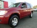 2008 Red Brawn Nissan Pathfinder S 4x4  photo #2