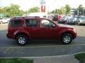 2008 Red Brawn Nissan Pathfinder S 4x4  photo #7