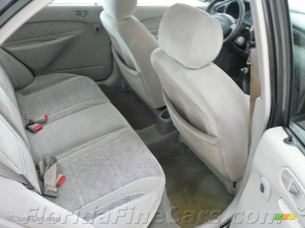 1997 Escort LX Sedan - Black Satin Metallic / Medium Graphite photo #15