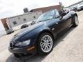 2002 Jet Black BMW Z3 3.0i Roadster  photo #2