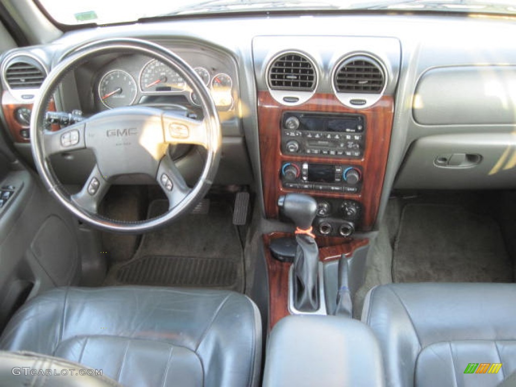 2002 Envoy SLT 4x4 - Onyx Black / Dark Pewter photo #5