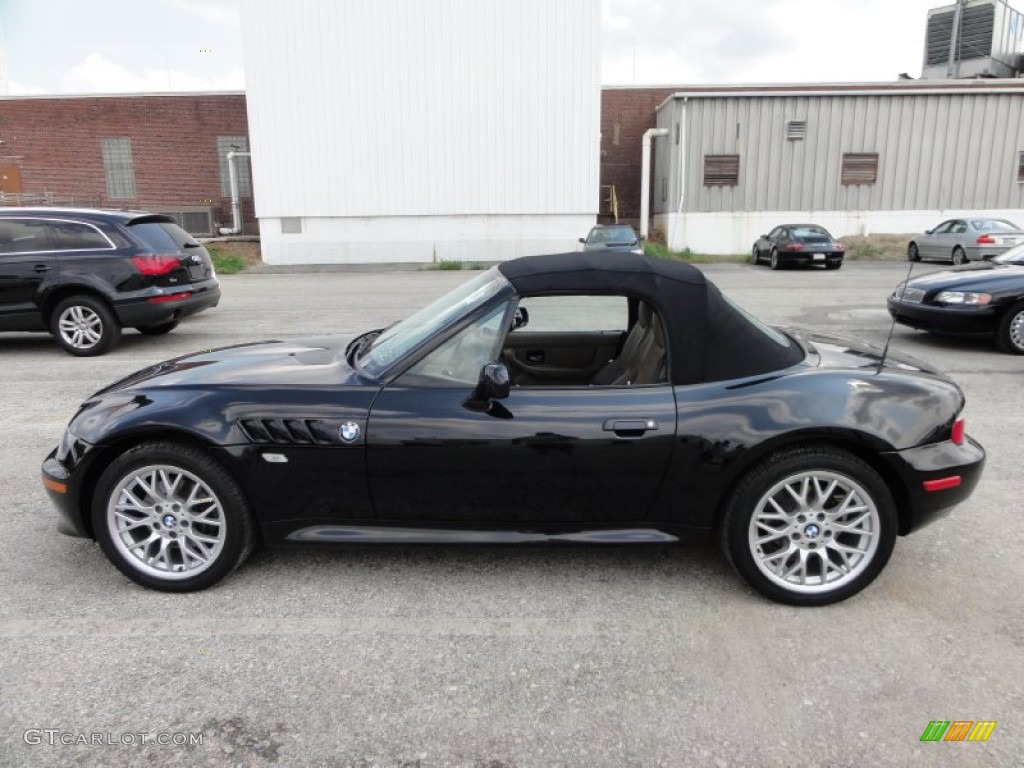 Jet Black 2002 BMW Z3 3.0i Roadster Exterior Photo #53151243