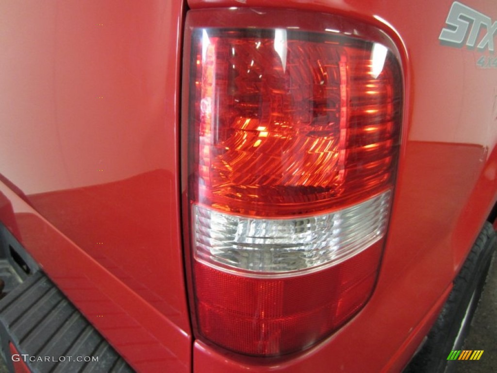2004 F150 STX Regular Cab 4x4 - Bright Red / Medium Graphite photo #14