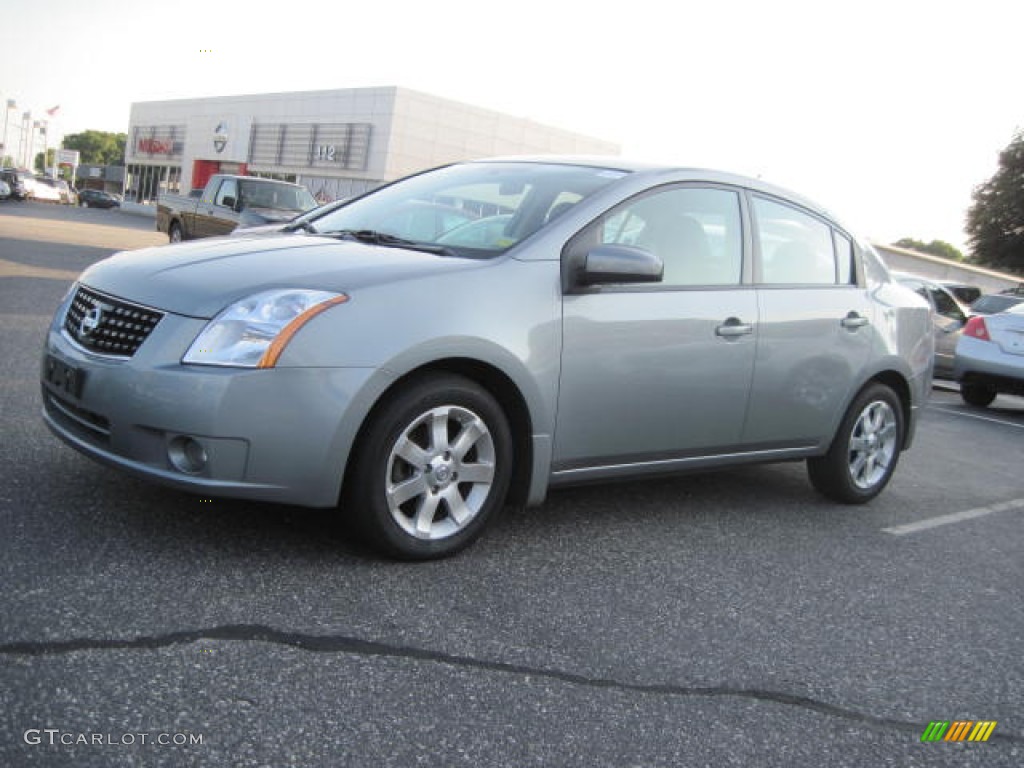 2008 Sentra 2.0 SL - Magnetic Gray / Charcoal/Steel photo #1