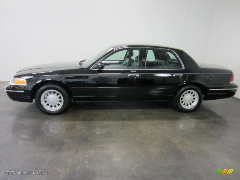 Black Clearcoat 2000 Ford Crown Victoria LX Sedan Exterior Photo #53151979