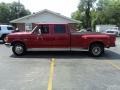 1990 Bright Red Ford F350 XLT Crew Cab 4x4  photo #1
