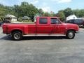 1990 Bright Red Ford F350 XLT Crew Cab 4x4  photo #2