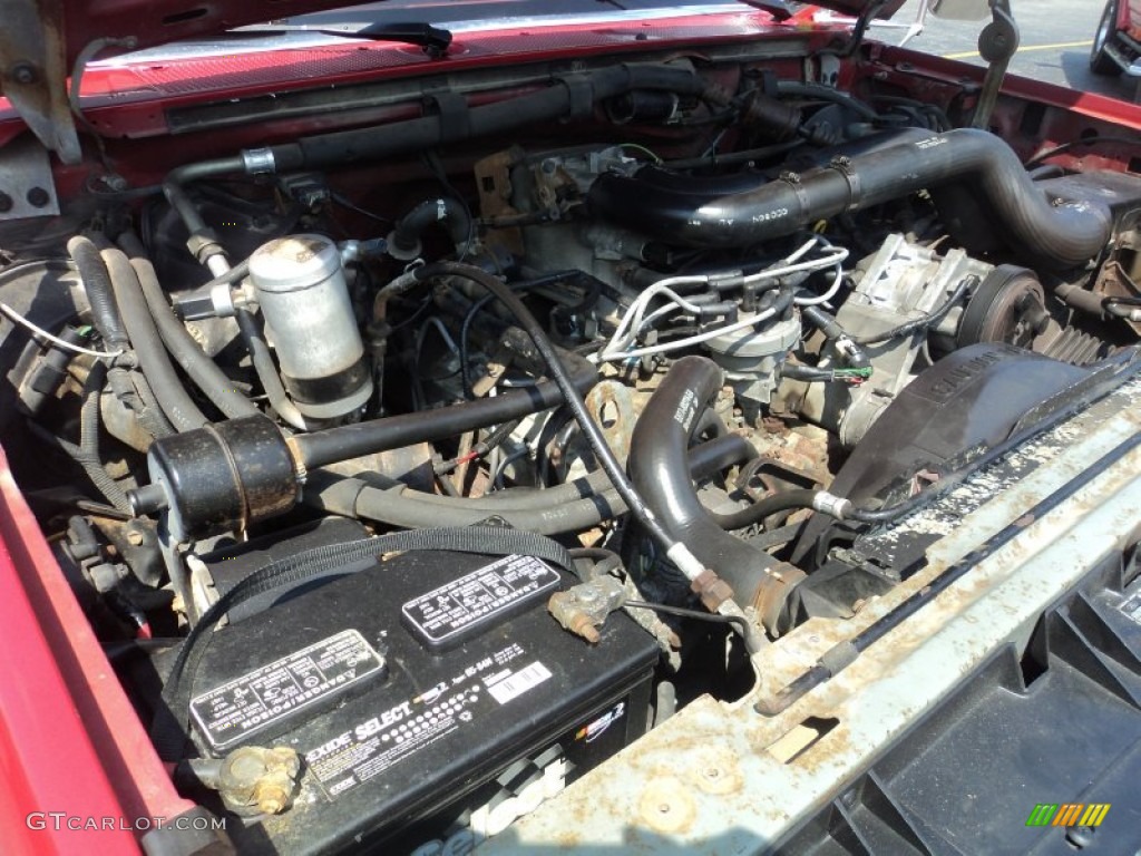 1990 Ford F350 XLT Crew Cab 4x4 7.3 Liter OHV 16-Valve Diesel V8 Engine Photo #53153298