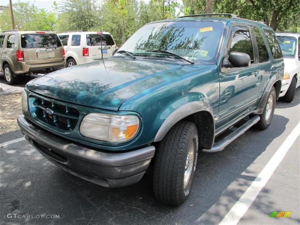 1998 Explorer Sport 4x4 - Pacific Green Metallic / Medium Graphite photo #4