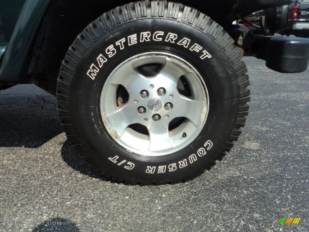 2001 Wrangler Sahara 4x4 - Forest Green / Camel/Dark Green photo #6