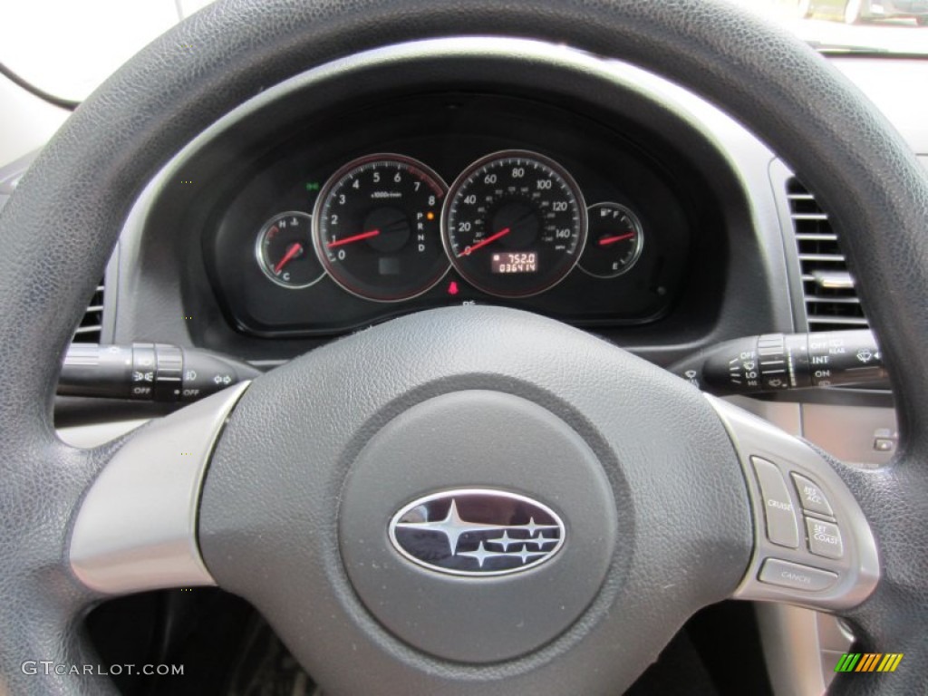 2009 Outback 2.5i Special Edition Wagon - Quartz Silver Metallic / Off Black photo #26