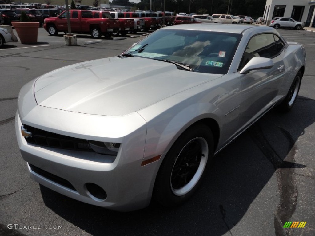 2012 Camaro LS Coupe - Silver Ice Metallic / Black photo #3