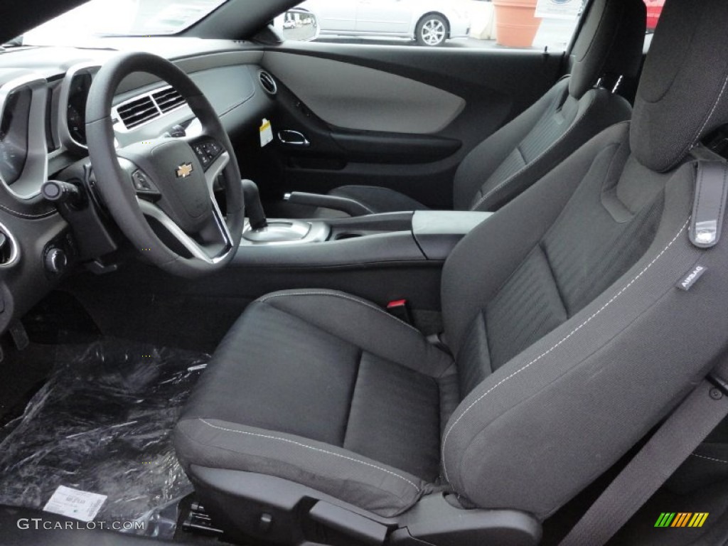 Black Interior 2012 Chevrolet Camaro LS Coupe Photo #53154443