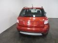 2009 Vivid Red Suzuki SX4 Crossover Technology AWD  photo #10