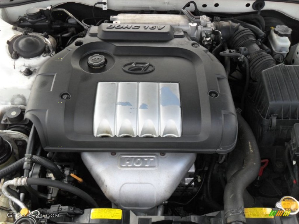 2002 Hyundai Sonata Standard Sonata Model 2.4 Liter DOHC 16-Valve 4 Cylinder Engine Photo #53157119
