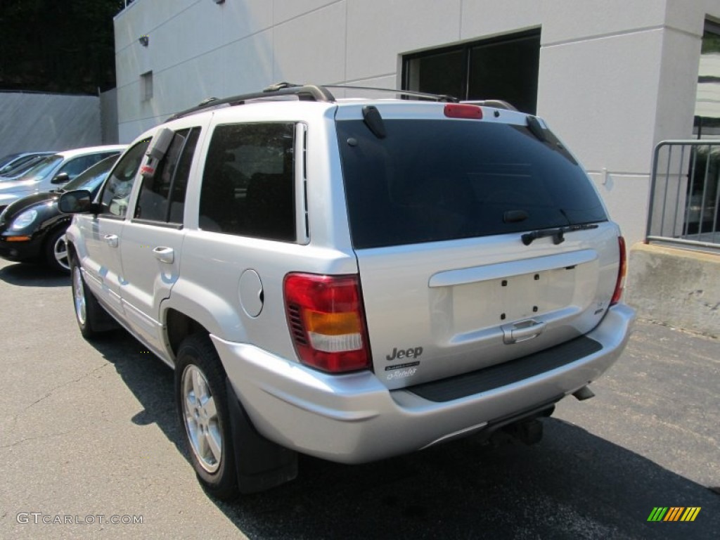 2004 Grand Cherokee Limited 4x4 - Bright Silver Metallic / Taupe photo #3