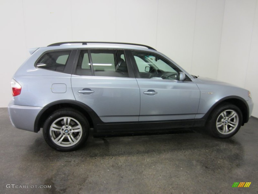 2006 X3 3.0i - Blue Water Metallic / Grey photo #11