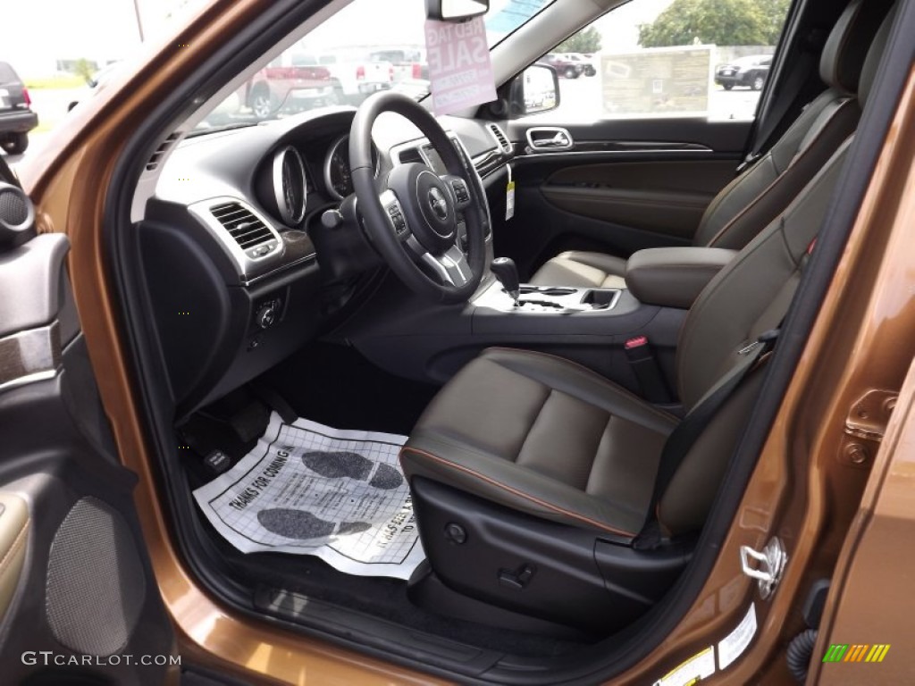Black/Dark Olive Interior 2011 Jeep Grand Cherokee Laredo X 70th Anniversary Photo #53159762