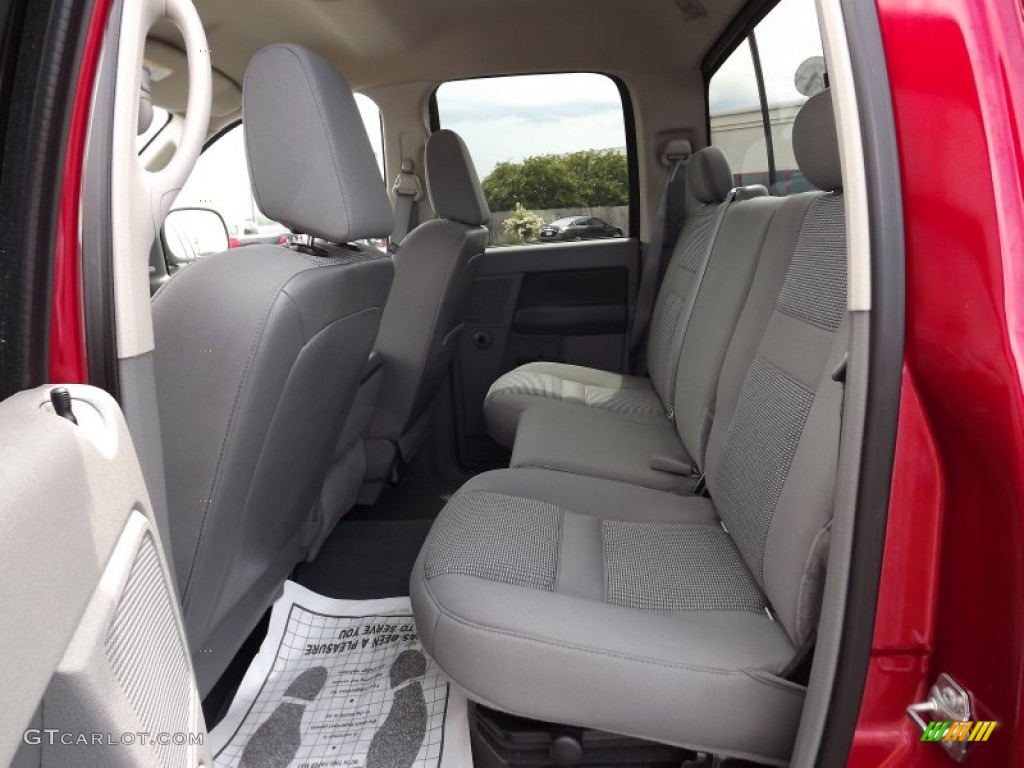 2008 Ram 1500 Big Horn Edition Quad Cab 4x4 - Inferno Red Crystal Pearl / Medium Slate Gray photo #14