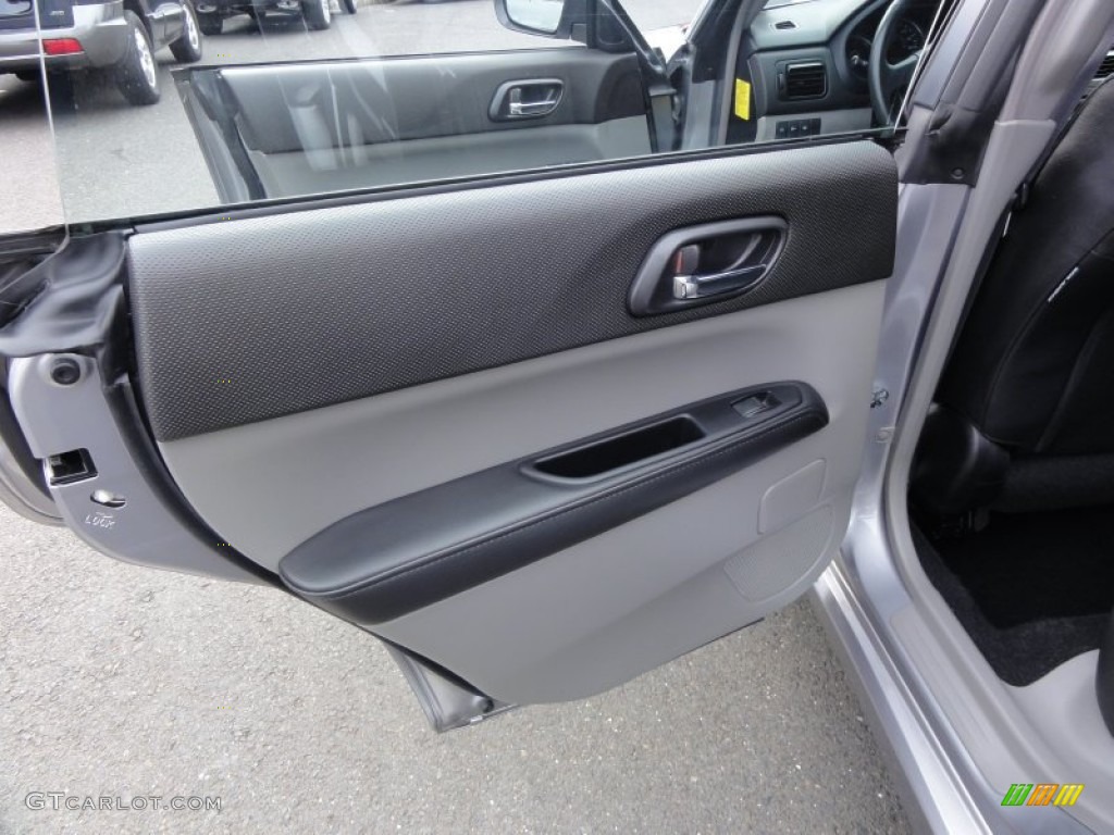 2008 Subaru Forester 2.5 XT Limited Anthracite Black Door Panel Photo #53160011